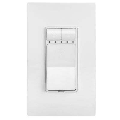 Single Pole LED Dimmer Switch Rocker Paddle Fan Light Dimmer Switch Energy Saving