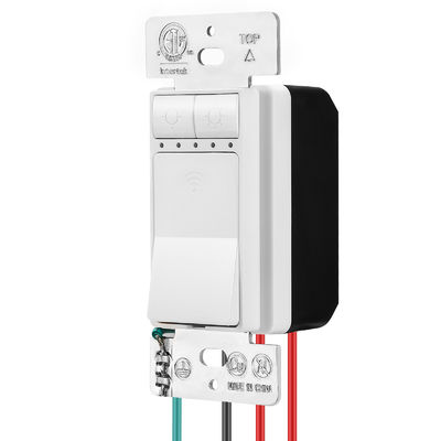 UL1472 Neutral Wire Required Triac Dimmer Switches White LED Light Dimmer Switch For Warehouse Lighting