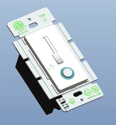120V LED Dimmable Switches Rectangle Dimmer Light Switch 12V With Driver