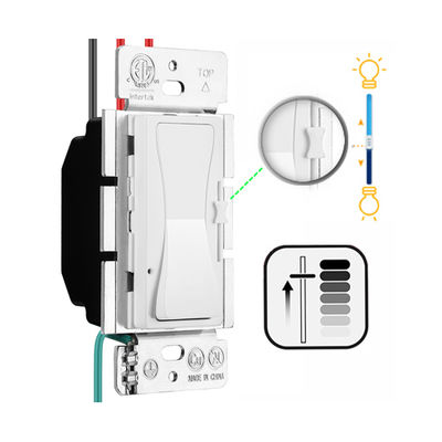 3 Way Wall Mount Dimmer Switch 0 - 10V LED Panel Light Dimmer Switch Rocker Switch