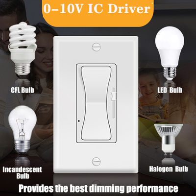 3 Way Wall Mount Dimmer Switch 0 - 10V LED Panel Light Dimmer Switch Rocker Switch