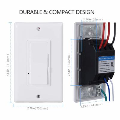 0 - 10V LED Dimmer Switch Commercial Industrial Dimmer Light Switches With Rocker
