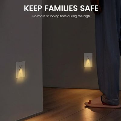 QC / PD 20W Night Light Outlets 20A USB Wall Outlets With 0.2W Power Night Light