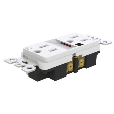 Warm White Night Light USB Outlet Wall Mounted USB Plug Sockets Plug In 15A 125V AC 60Hz