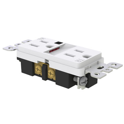 Warm White Night Light USB Outlet Wall Mounted USB Plug Sockets Plug In 15A 125V AC 60Hz