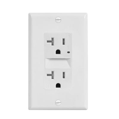 ETL Certified Wall Mounted Electrical Sockets 20A 125V Outlets With Night Light