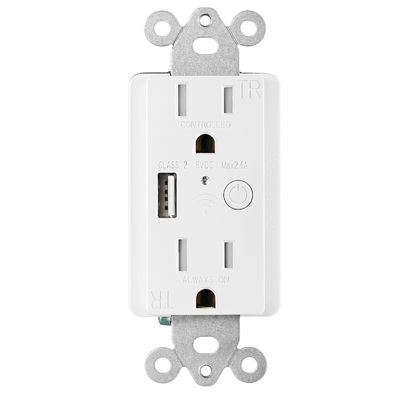 Home Smart Socket Automation Wifi Controlled Power Outlet 15A 125V