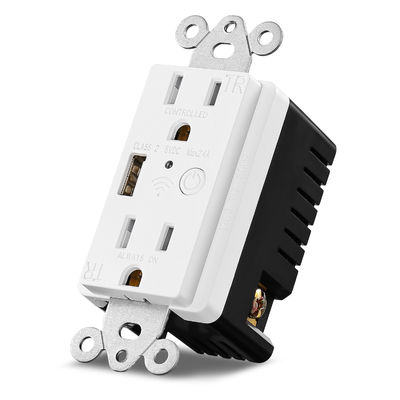 Home Smart Socket Automation Wifi Controlled Power Outlet 15A 125V