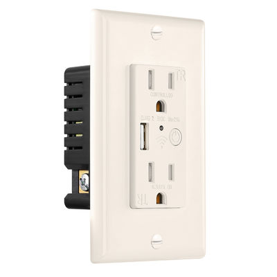 Tuya Intelligent Zigbee Wall Socket 15A 127V Smart Wall Socket For Residential Application