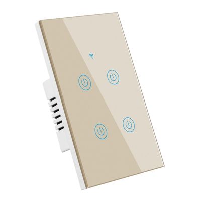 10A Smart Wifi Switch Double Control 4 Gang Smart Switch Hands Free 110V-250V AC