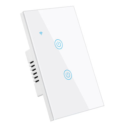 Convenient Control Smart Wifi Switch 110V - 250V AC 2 Gang Smart Switch No Neutral