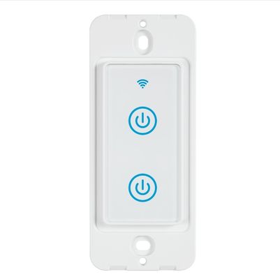 110V - 250V Smart Wifi Switch Single Pole Voice Control Switch 600W*2 Max Load Capacity