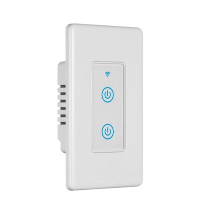 110V - 250V Smart Wifi Switch Single Pole Voice Control Switch 600W*2 Max Load Capacity