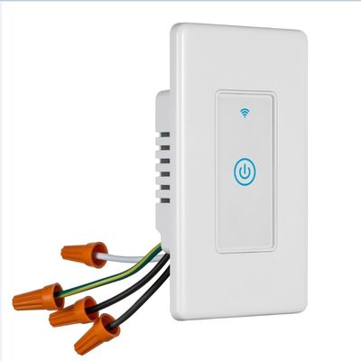 Tuya Single Pole Wifi Switch Wall Mounted Intelligent Switches 110V - 250V AC