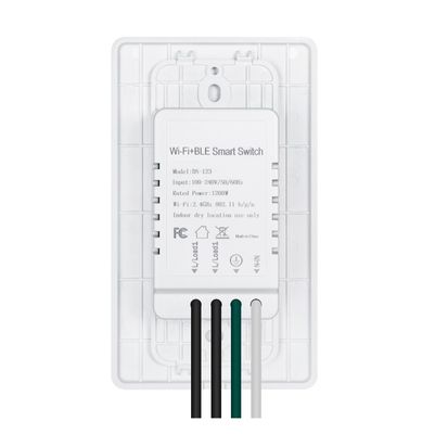 Tuya Single Pole Wifi Switch Wall Mounted Intelligent Switches 110V - 250V AC
