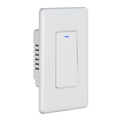 110V - 250V Wall Mounted Smart Switch 10A Wireless Smart Switches For IOS / Android Devices