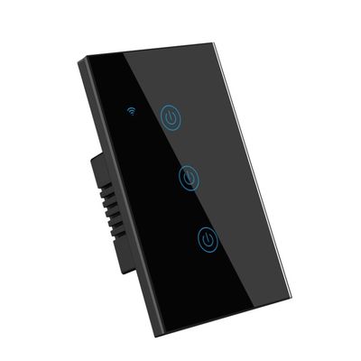 10A Smart Wifi Switch Single Pole 3 Gang Smart Switch No Neutral Convenient Timer