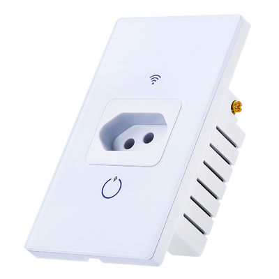 100V - 240V Brazilian Power Socket Wireless Tuya Wall Socket 20A