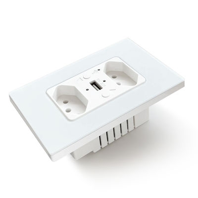 App Control Double Smart Socket Hands Free Smart Home Socket 110V - 240V