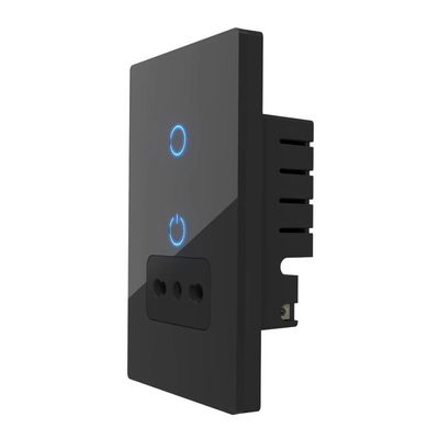 Residential Italian Wall Outlet 10A 1 Gang Switch Socket Customized