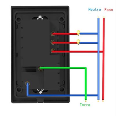 10A Italian Wall Socket 50Hz / 60Hz 2 Gang Wifi Switch With Socket