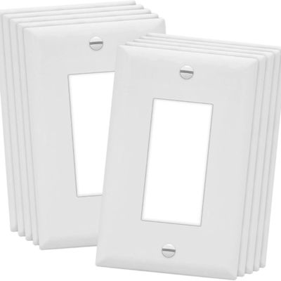 Screw Holes Switch Plate Covers Glossy Light Switch Plates Rectangular