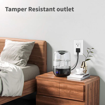 20 Amp Decorator Receptacle Plastic Wall Outlet Socket 125V 60Hz