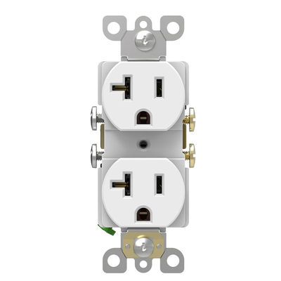 125V Socket And Switch Tamper Resistant Electrical Receptacle Outlets 2500W