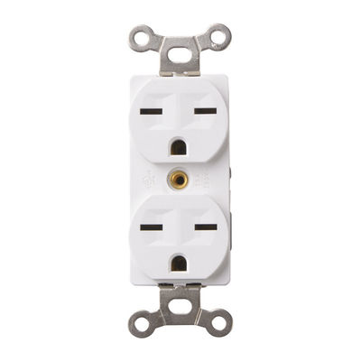 15A 250V Socket And Switch 2500W Straight Blade Receptacles With Standard Grounding