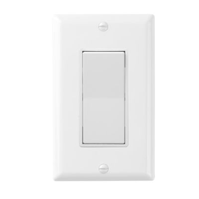 Wall Mounted Single Pole Decora Switch 60Hz Decora Rocker Switch 120V