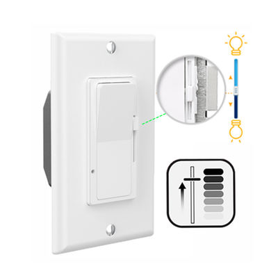 PC ABS Adjustable LED Dimmer Switch 300W Incandescent Dimmer Switches