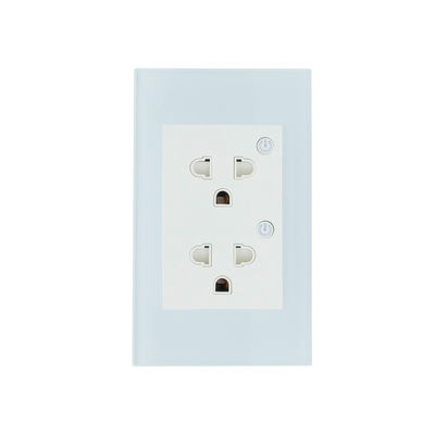 Voice Controlled Wifi Wall Outlets Customized Tuya Smart Outlet For Easy Home Automation