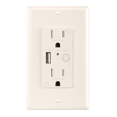 Tuya Intelligent Zigbee Wall Socket 15A 127V Smart Wall Socket For Residential Application