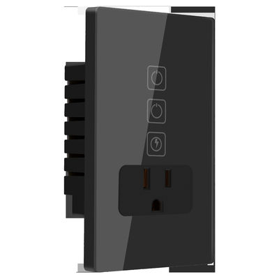 Customized Smart Socket AC110V - 240V 2 Gang Wifi Smart Switch Convenient Power Monitor