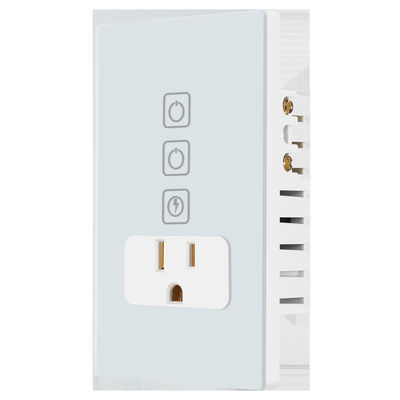 Customized Smart Socket AC110V - 240V 2 Gang Wifi Smart Switch Convenient Power Monitor
