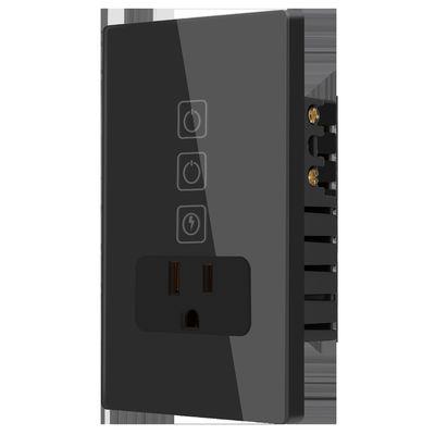 Customized Smart Socket AC110V - 240V 2 Gang Wifi Smart Switch Convenient Power Monitor
