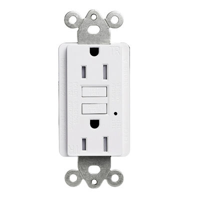 Weather Resistant GFCI Wall Outlets 125V 60Hz Self Ground Outlet For Electrical Safety And Efficiency