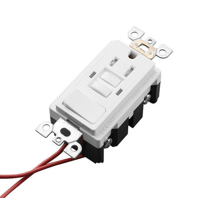 Tamper Resistant GFCI Receptacles 15A Self Grounding Electrical Outlets With LED Indicator
