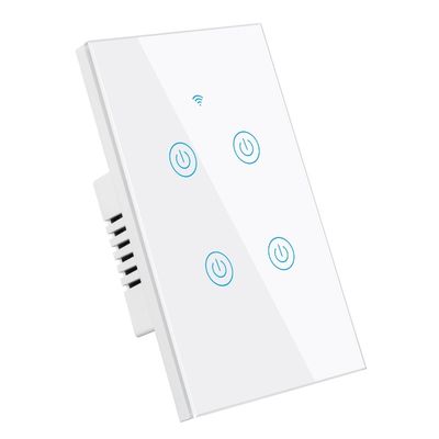 10A Smart Wifi Switch Double Control 4 Gang Smart Switch Hands Free 110V-250V AC