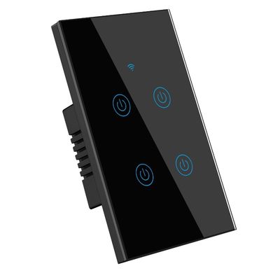 10A Smart Wifi Switch Double Control 4 Gang Smart Switch Hands Free 110V-250V AC