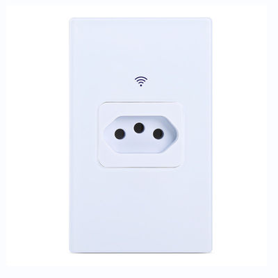 100V - 240V Brazilian Power Socket Wireless Tuya Wall Socket 20A