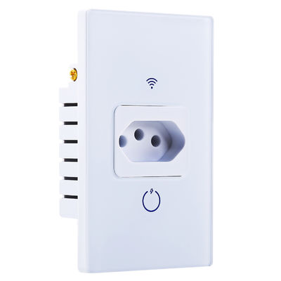 100V - 240V Brazilian Power Socket Wireless Tuya Wall Socket 20A