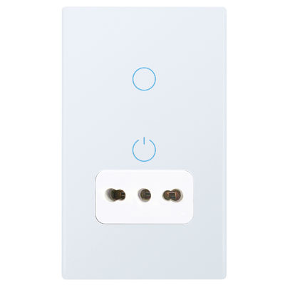 Residential Italian Wall Outlet 10A 1 Gang Switch Socket Customized