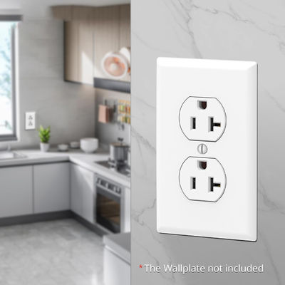 125V Socket And Switch Tamper Resistant Electrical Receptacle Outlets 2500W